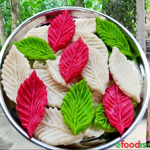 মিশ্র কালারিং নিম পাতা নকশি পিঠা